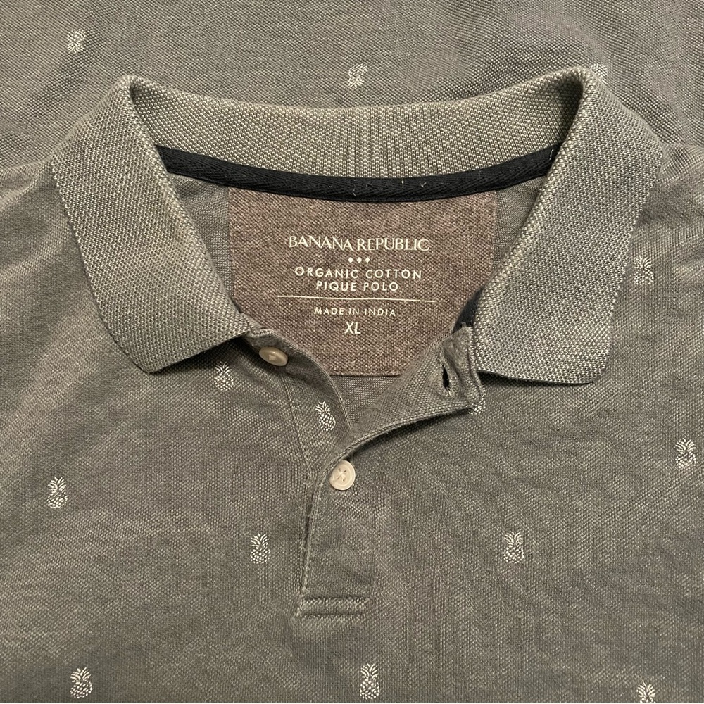 Banana Republic Charcoal Polo Shirt for Men